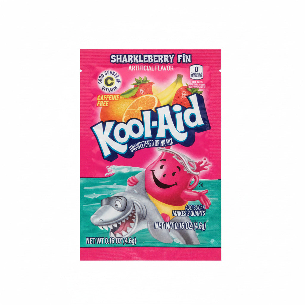 Kool Aid Sharkleberry Packets