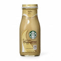 Starbucks Frappuccino bottle with vanilla flavor on a white background