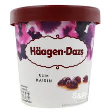 Haagen-Dazs Rum Raisin Ice Cream