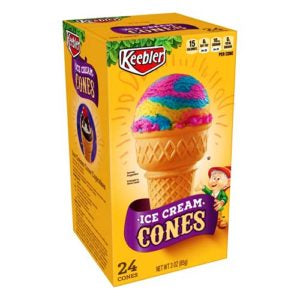 Keebler Ice Cream Cones 24ct 85g