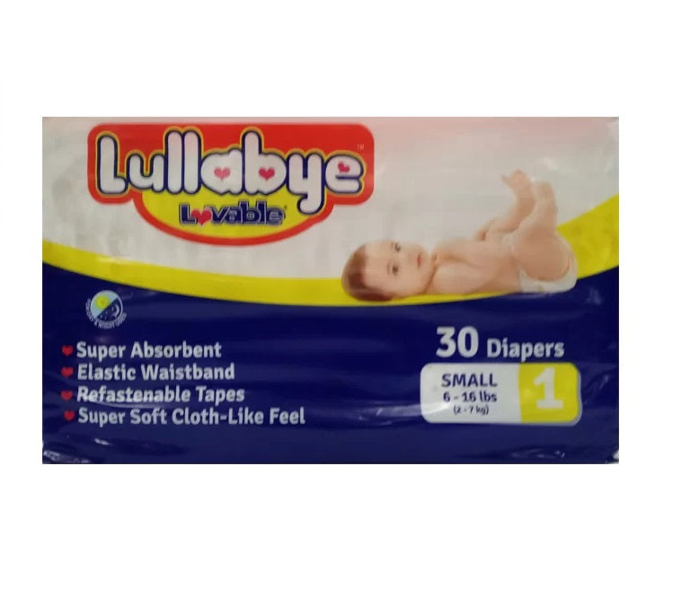 Lullabye Baby Diapers Large 30-Count